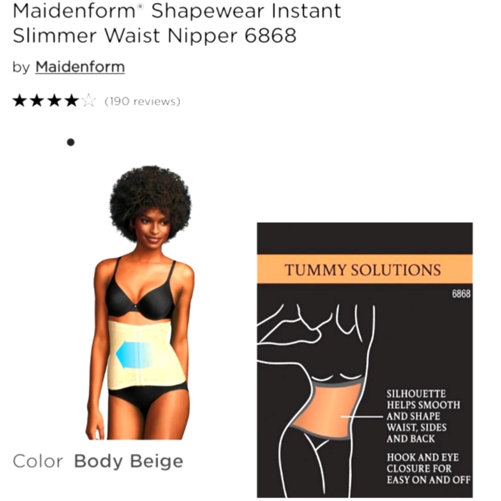 BRAND NWT* MAIDENFORM WAIST CINCHER 2X